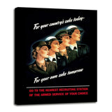 Mural Female Marines-VINAPP116560 Print 26.25"x19.75" by Vintage Apple Collection