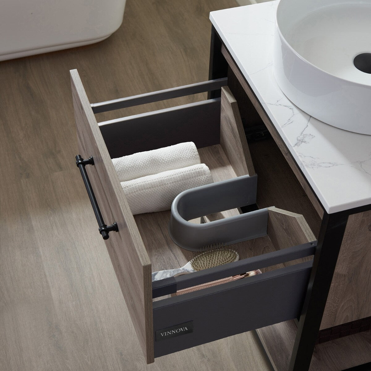 Murcia 24" Vanity with Countertop and vessel sink With Mirror