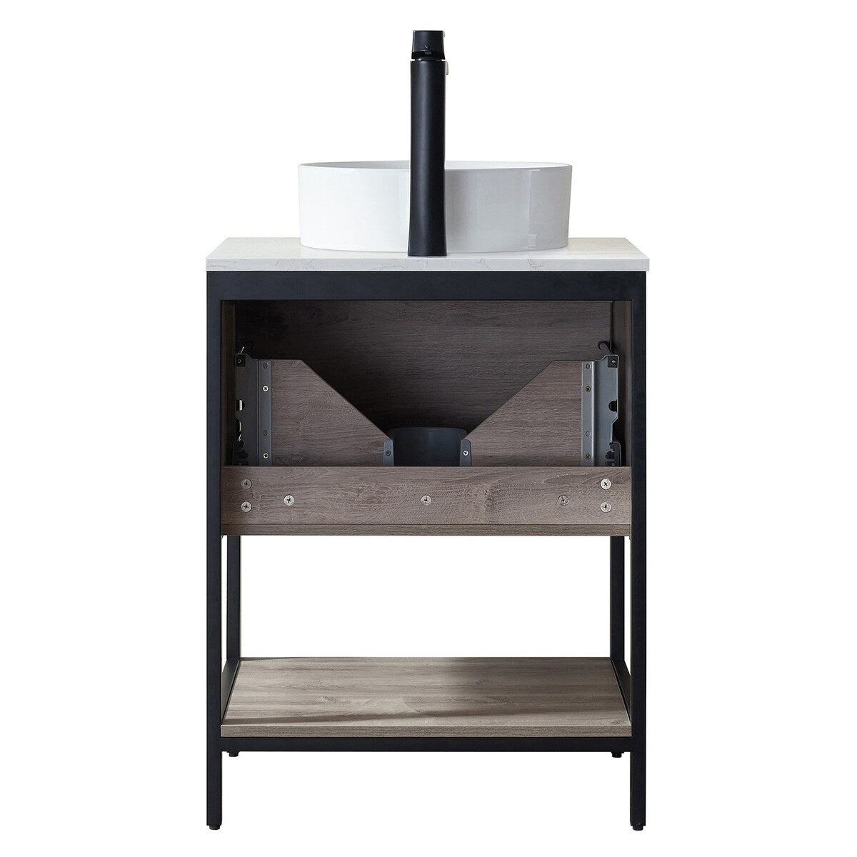 Murcia 24" Vanity with Countertop and vessel sink With Mirror