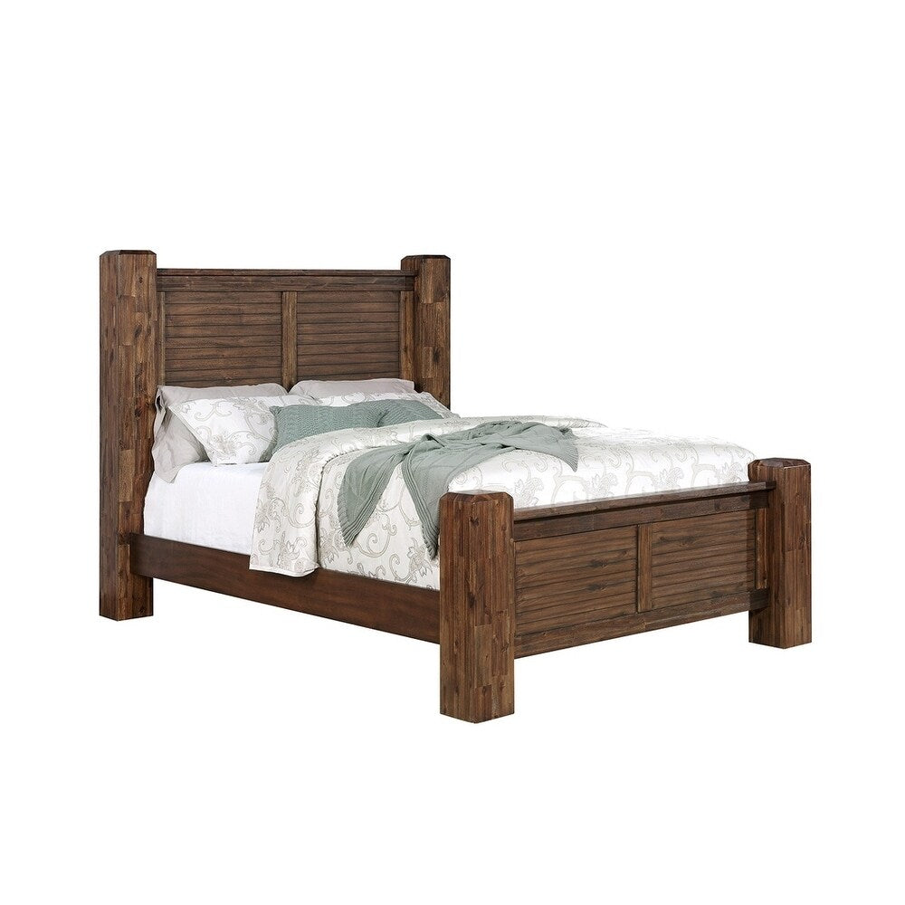 Murdock Vintage Bourbon Wood Bed