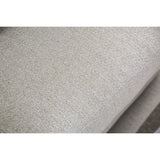 Zito Transitional Grey Linen Fabric Padded Sofa by Furniture of America