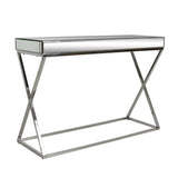 Murley Modern Glam Console Table with Mirror Tabletop by Christopher Knight Home