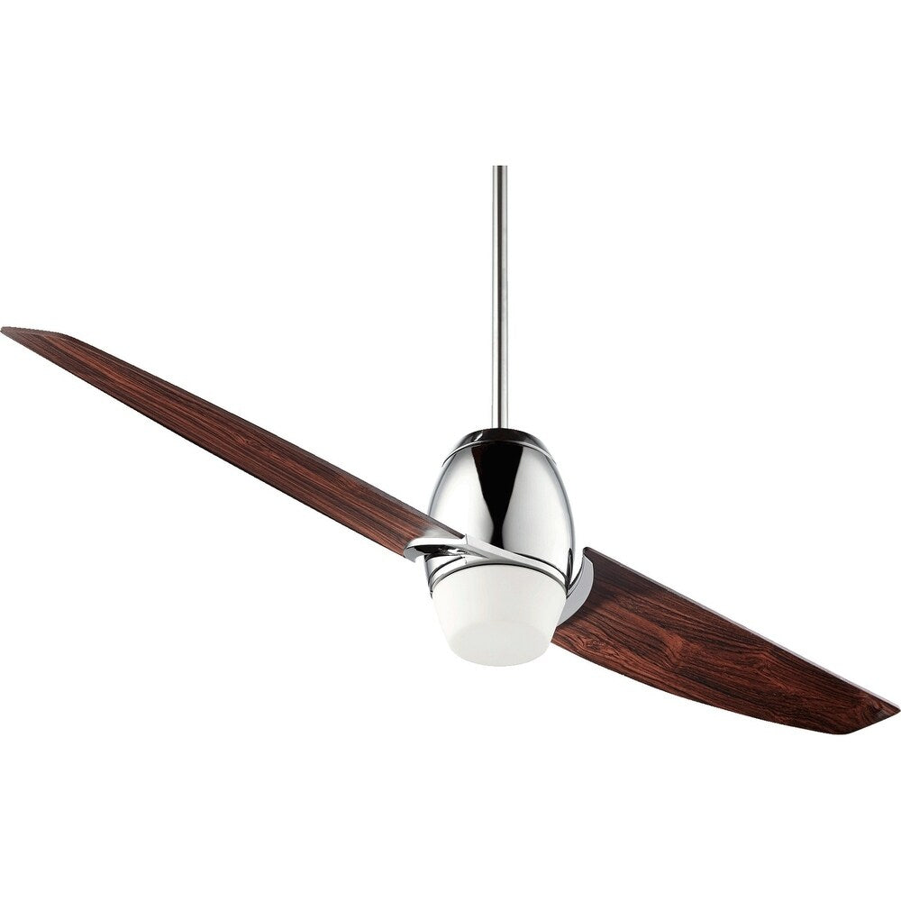 Muse 54" Indoor Ceiling Fan with Integraded Light Kit - Chrome