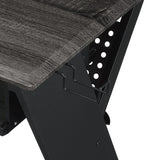 Music Desk Workstation with Pullout Keyboard Tray, Cable Management