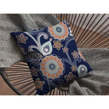 The Curated Nomad Floral Circles Suede Double Sided Decorative Pillow