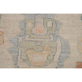 Muted Oushak Turkish Area Rug Handmade Wool Carpet - 9'1" x 11'10"