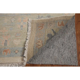 Muted Oushak Turkish Area Rug Handmade Wool Carpet - 9'1" x 11'10"