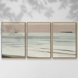 Muted Tonal Horizon II - Multi Piece Framed Canvas