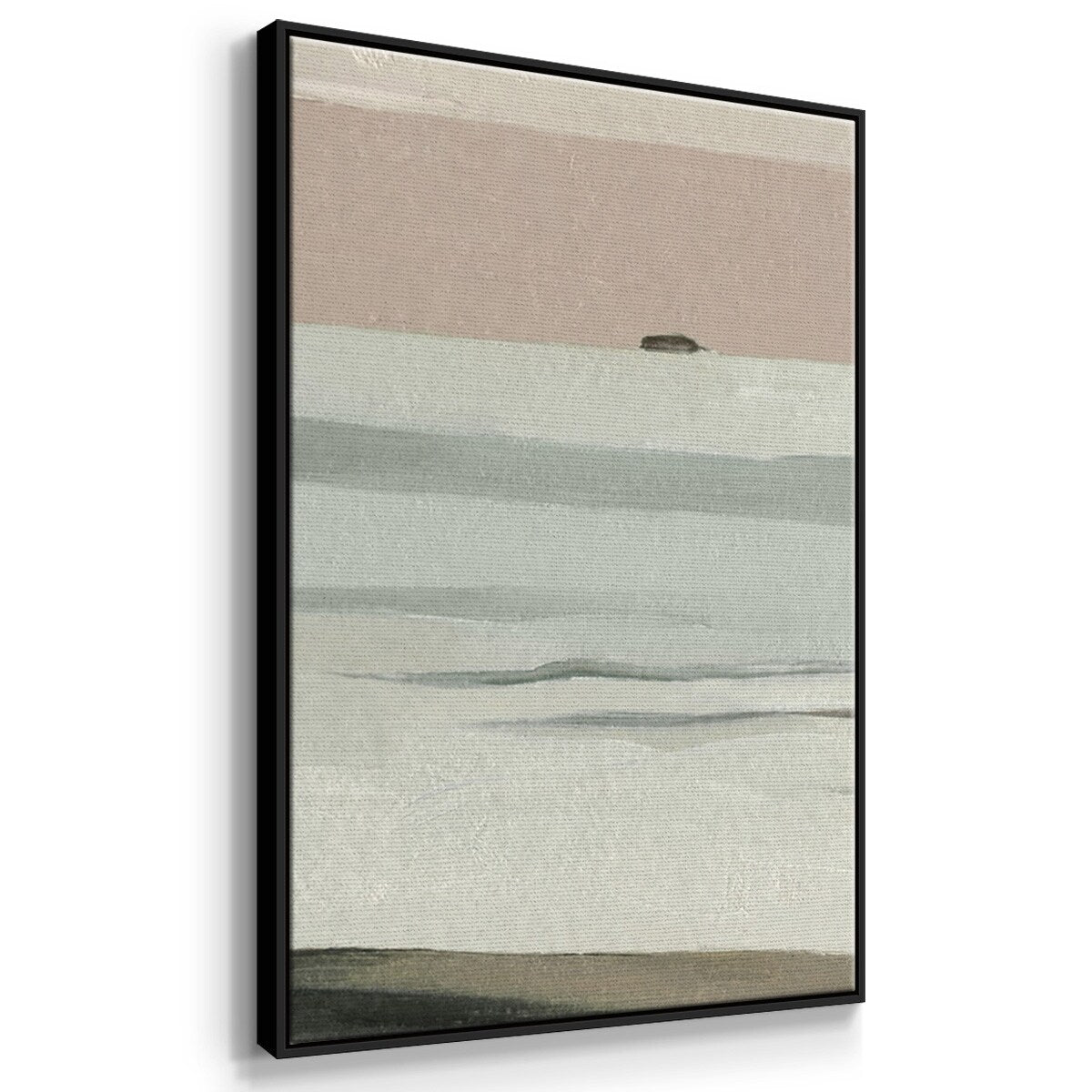 Muted Tonal Horizon II - Multi Piece Framed Canvas