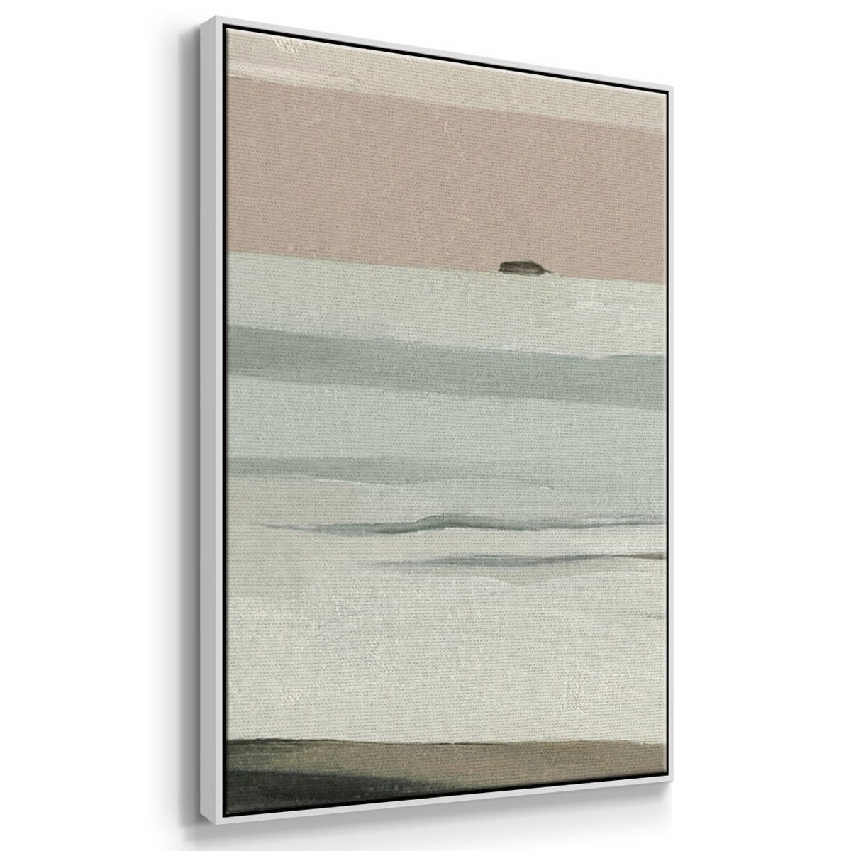 Muted Tonal Horizon II - Multi Piece Framed Canvas