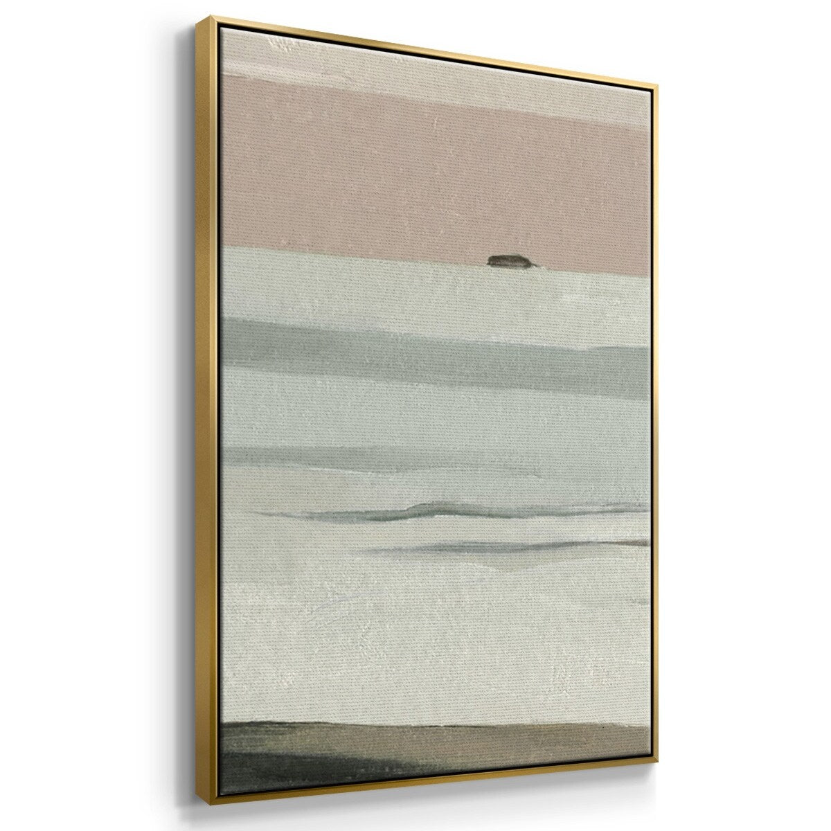 Muted Tonal Horizon II - Multi Piece Framed Canvas