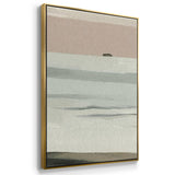 Muted Tonal Horizon II - Multi Piece Framed Canvas