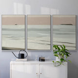Muted Tonal Horizon II - Multi Piece Framed Canvas
