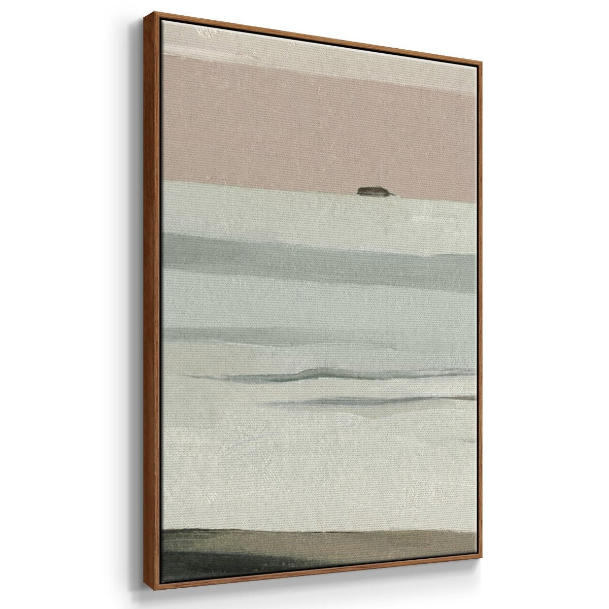Muted Tonal Horizon II - Multi Piece Framed Canvas