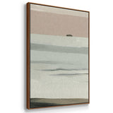 Muted Tonal Horizon II - Multi Piece Framed Canvas