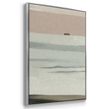 Muted Tonal Horizon II - Multi Piece Framed Canvas