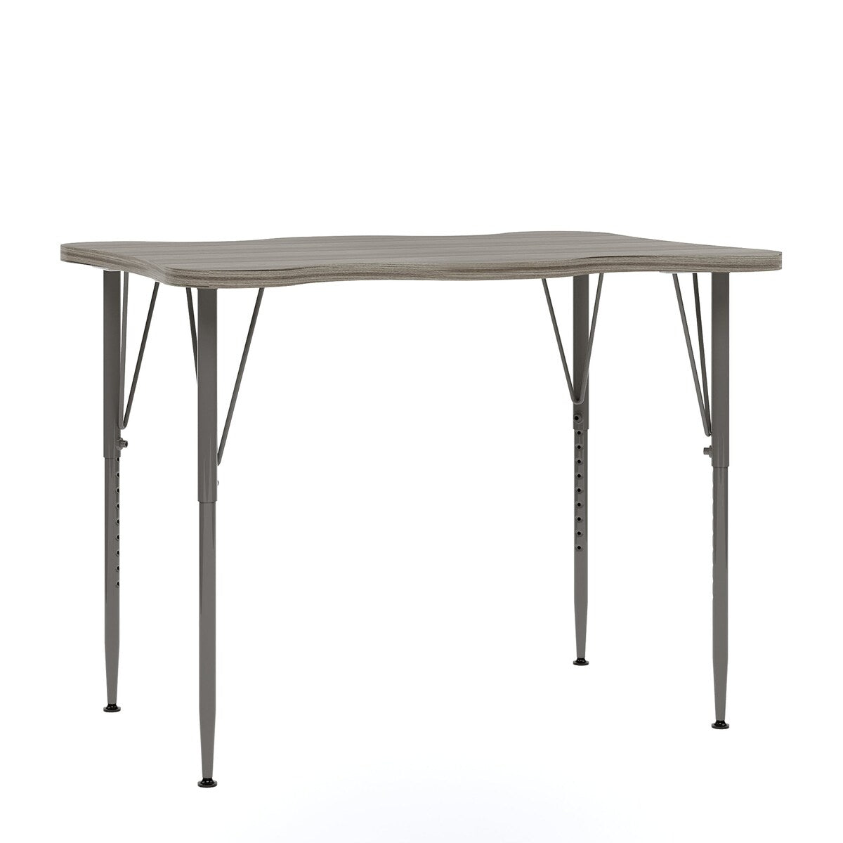 Tot Mate 40" W x 30" D My Place Rectangular Table, Adjustable Height 21" to 30", Ready-To-Assemble