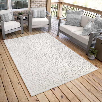 My Texas House Bluebonnets High Low Indoor Outdoor Area Rug