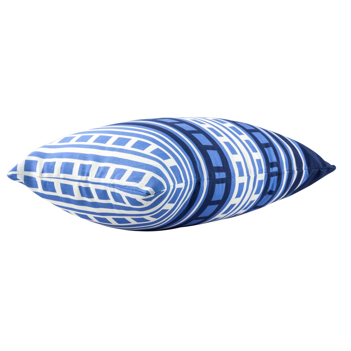 Entryways Mykonos Blue Outdoor Pillow 12 in. x 20 in.