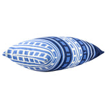 Entryways Mykonos Blue Outdoor Pillow 12 in. x 20 in.