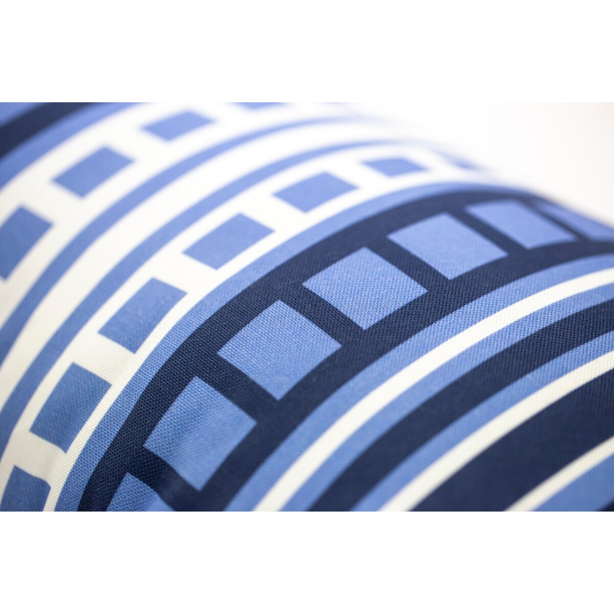 Entryways Mykonos Blue Outdoor Pillow 12 in. x 20 in.