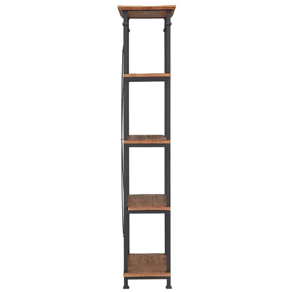 Myra Vintage Industrial Modern Rustic Bookcase by iNSPIRE Q Classic