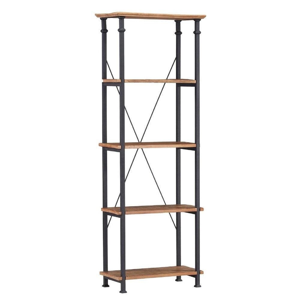 Myra Vintage Industrial Modern Rustic Bookcase by iNSPIRE Q Classic