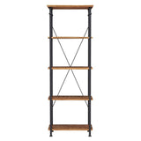 Myra Vintage Industrial Modern Rustic Bookcase by iNSPIRE Q Classic