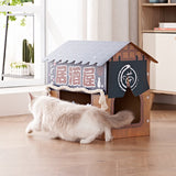 NATAZO Cat Scratcher Small Cat House