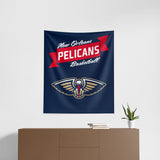 NBA Premium Pelicans Printed Wall Hanging - 34"x40"
