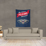NBA Premium Pelicans Printed Wall Hanging - 34"x40"