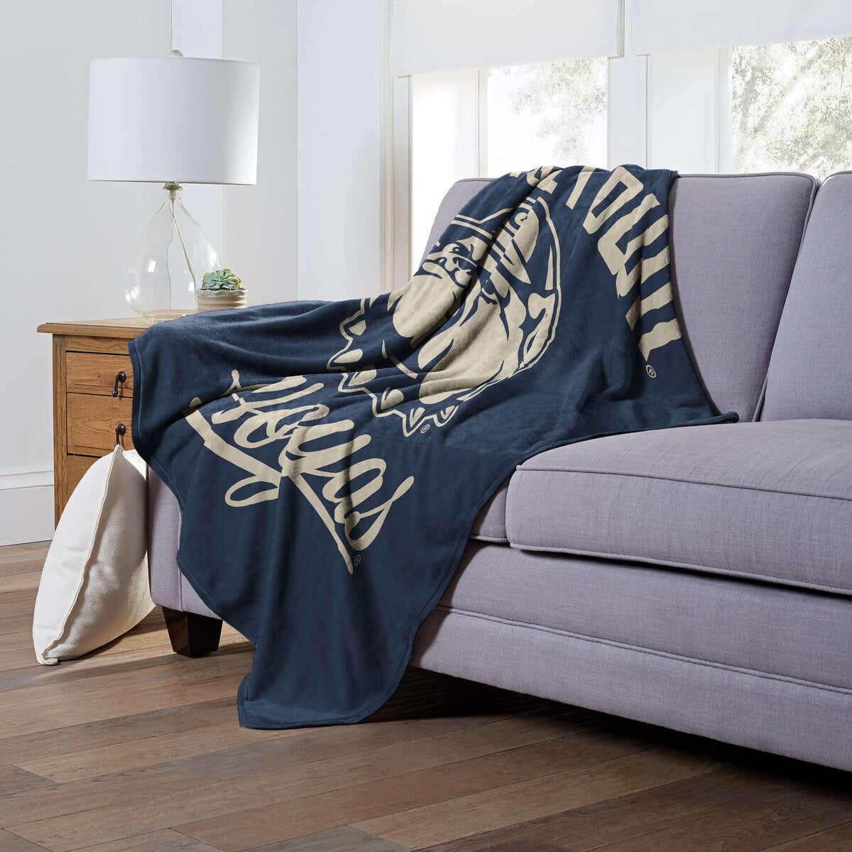 NCAA Georgetown Alumni Silk Touch Throw