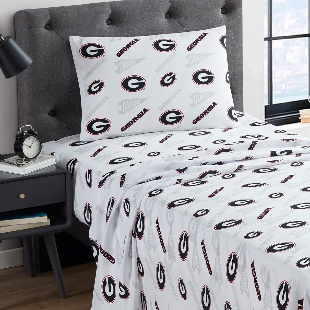 NCAA Officially Licenced Georgia Bulldogs Sheet Set