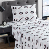 NCAA Officially Licenced Georgia Bulldogs Sheet Set