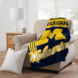 NCAA Michigan Wolverines 46" x 60" Microfiber Throw Blanket