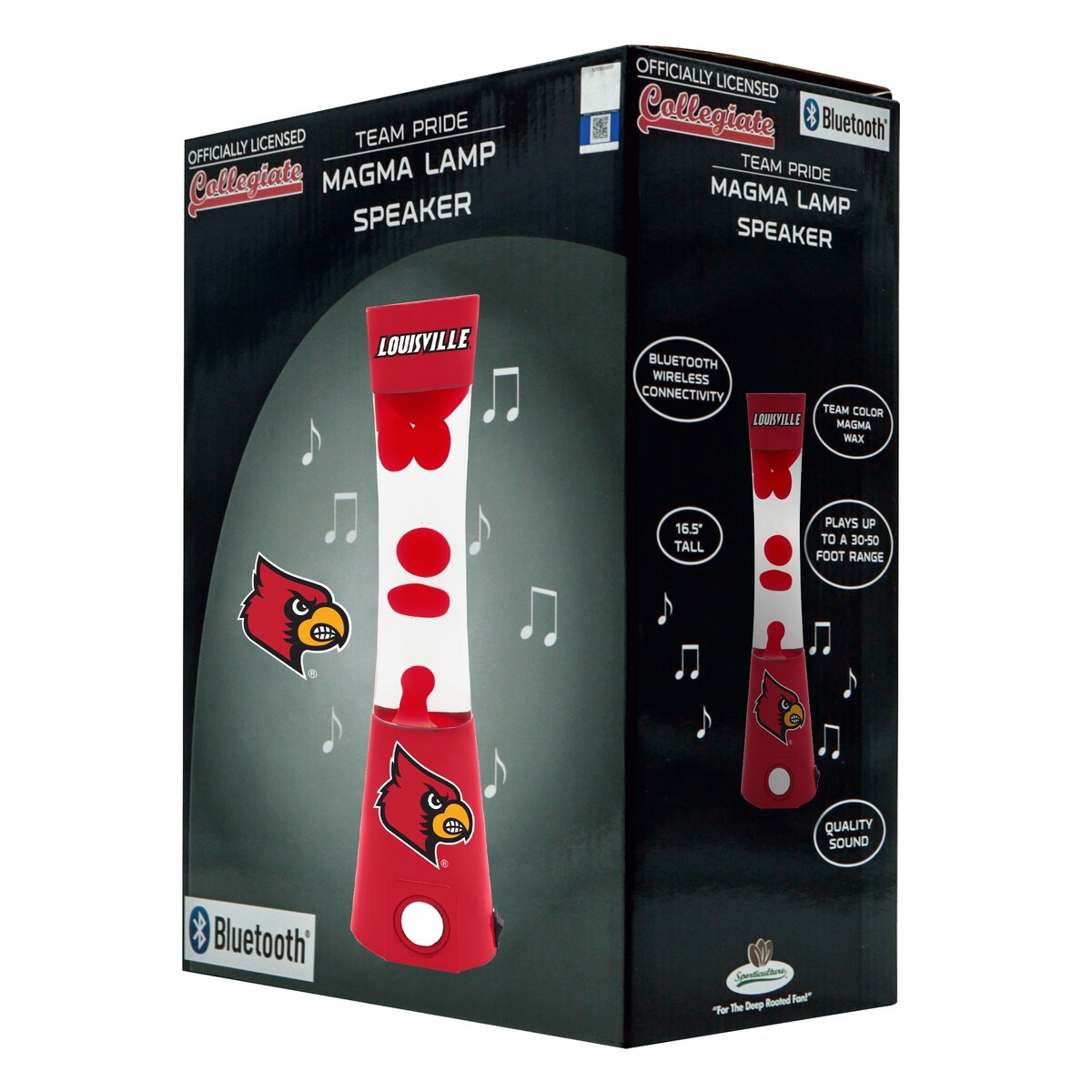 NCAA Team Pride Magma Lamp Speaker Louisville Cardinals - Louisville Cardinals