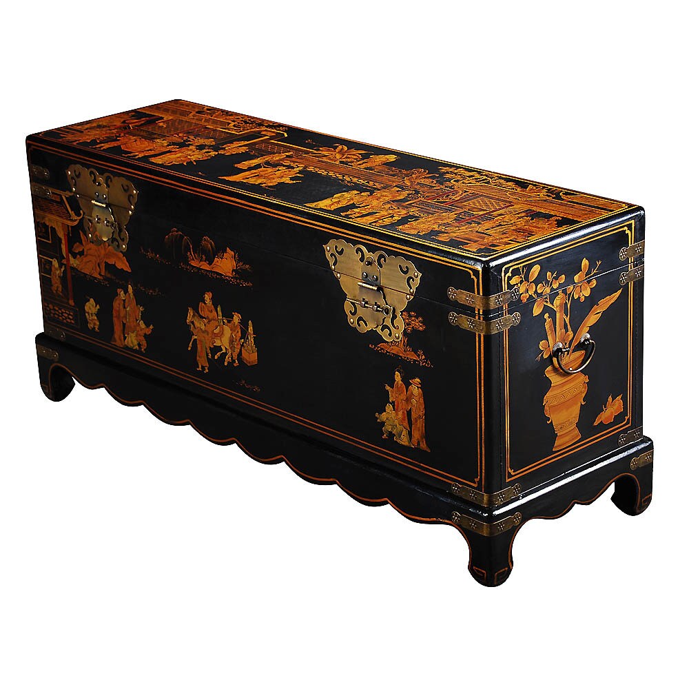Handmade NES Furniture Oriental Storage Trunk (China)