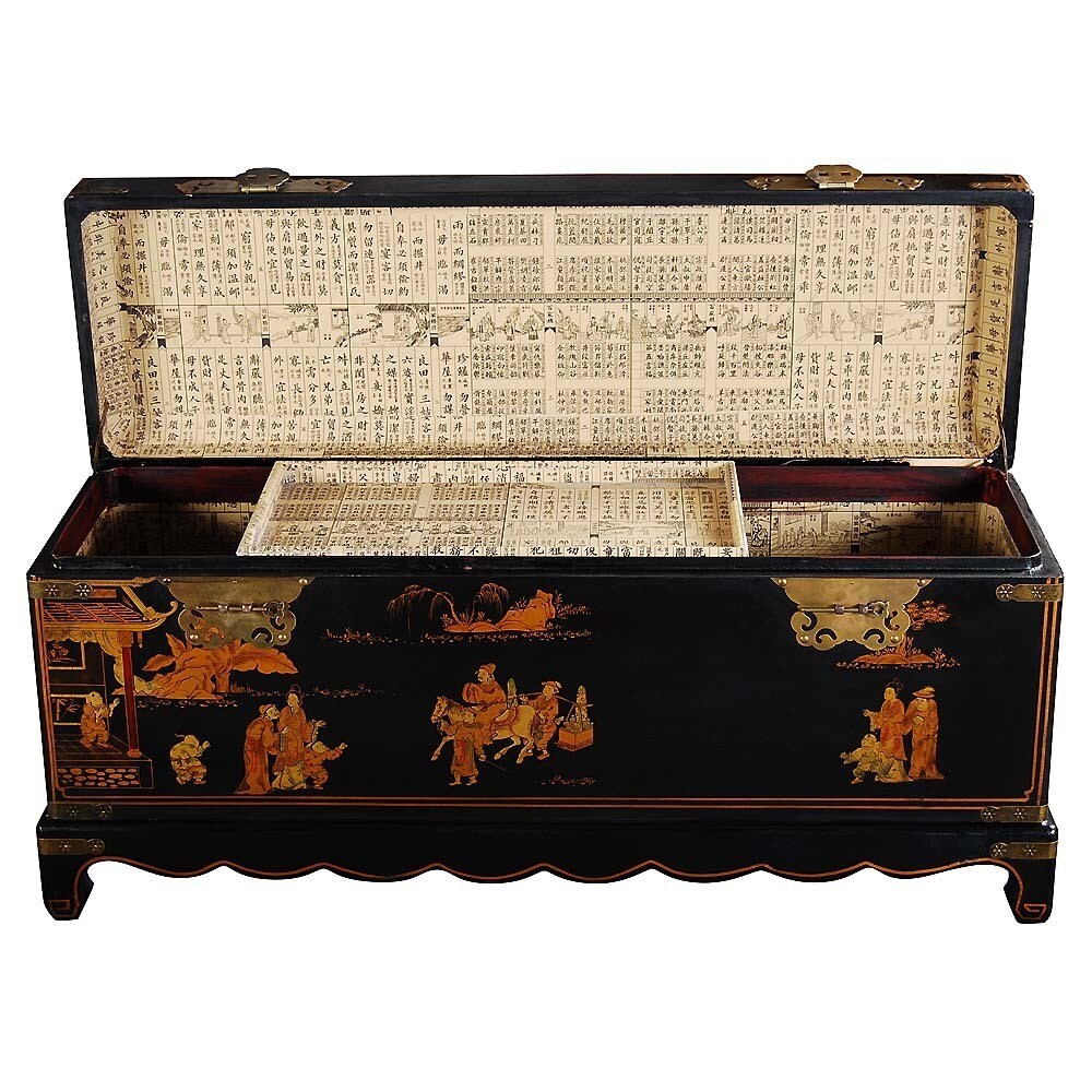 Handmade NES Furniture Oriental Storage Trunk (China)
