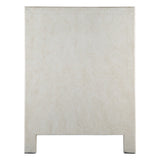 Handmade NES White Nature Motifs Oriental End Table (China)