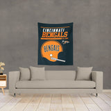 NFL Cincinnati Bengals 40 YD Dash Legacy Wall Hanging - 34"x40"