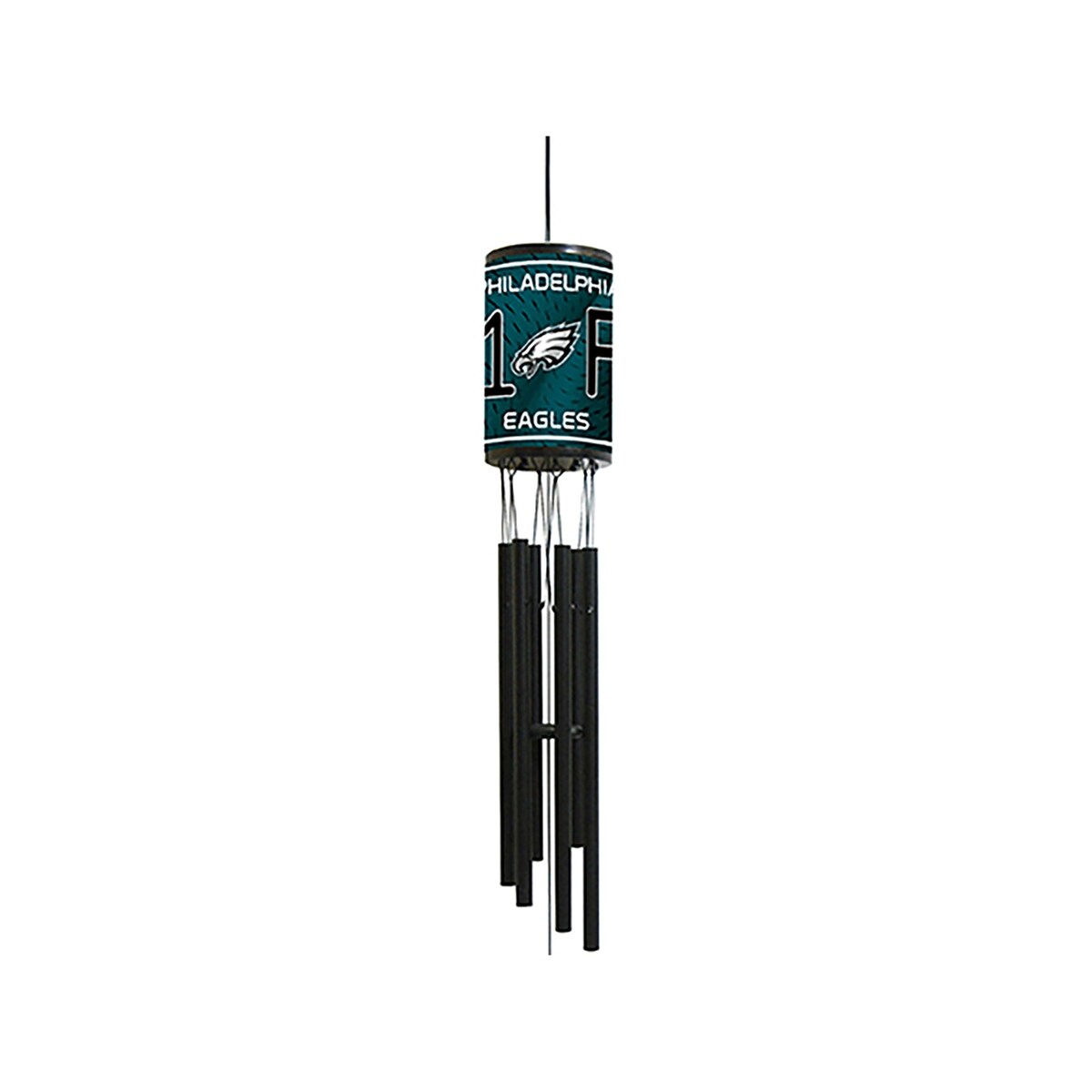 NFL Wind Chime, #1 Fan with Team Logo, Philadelphia Eagles