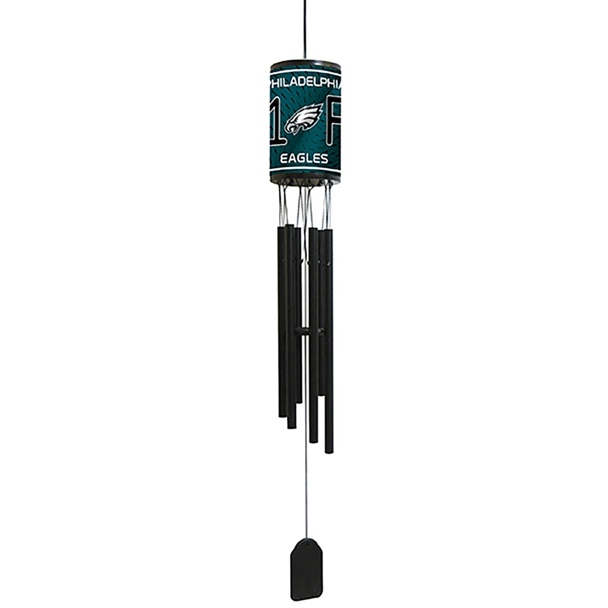 NFL Wind Chime, #1 Fan with Team Logo, Philadelphia Eagles