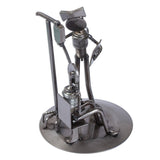 NOVICA Rustic Infusion Nurse, Recycled auto parts sculpture