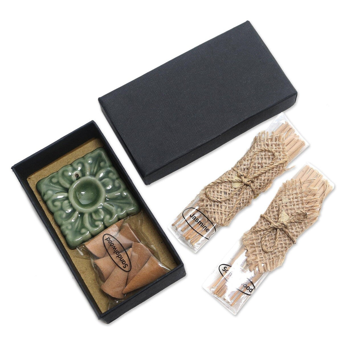 NOVICA Temple Aroma, Boxed incense set