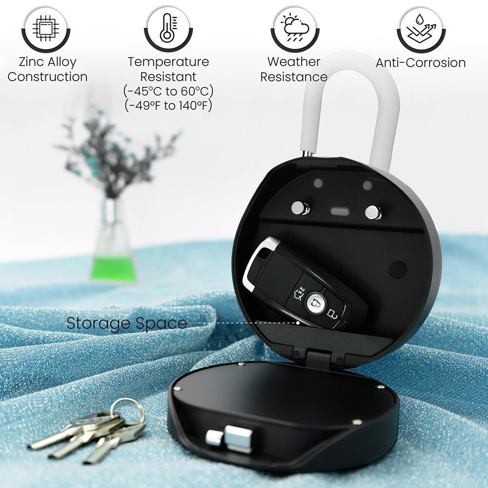 NUSET Smart-Box Series: Electronic Combination Lockbox, Smart Key Storage Box, Wall Mount