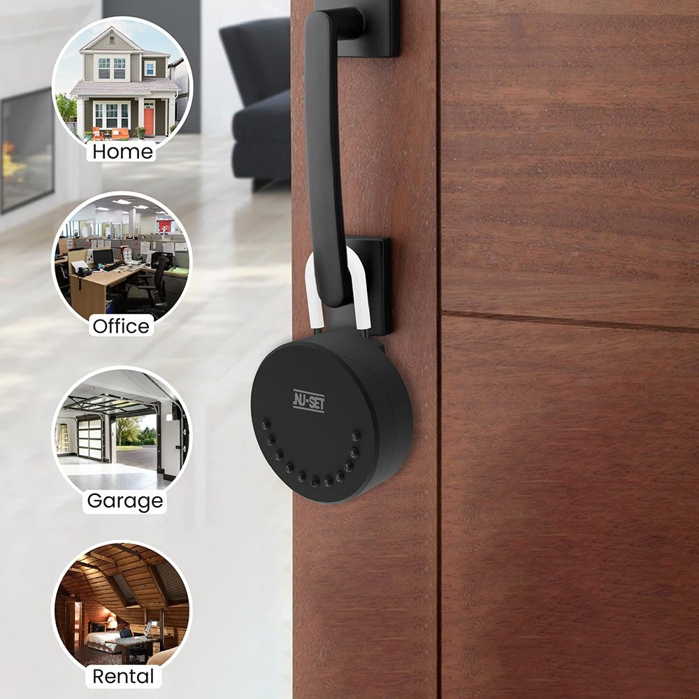 NUSET Smart-Box Series: Electronic Combination Lockbox, Smart Key Storage Box, Wall Mount