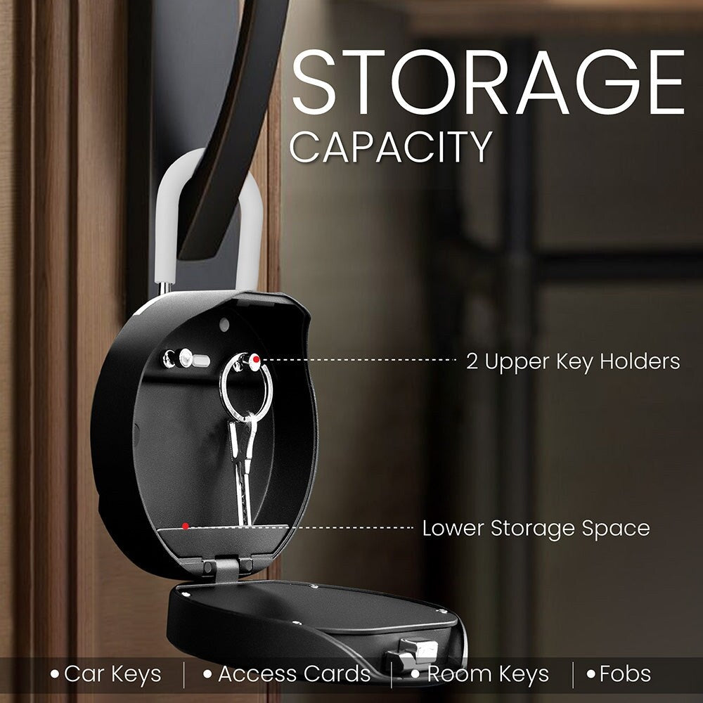 NUSET Smart-Box Series: Electronic Combination Lockbox, Smart Key Storage Box, Wall Mount