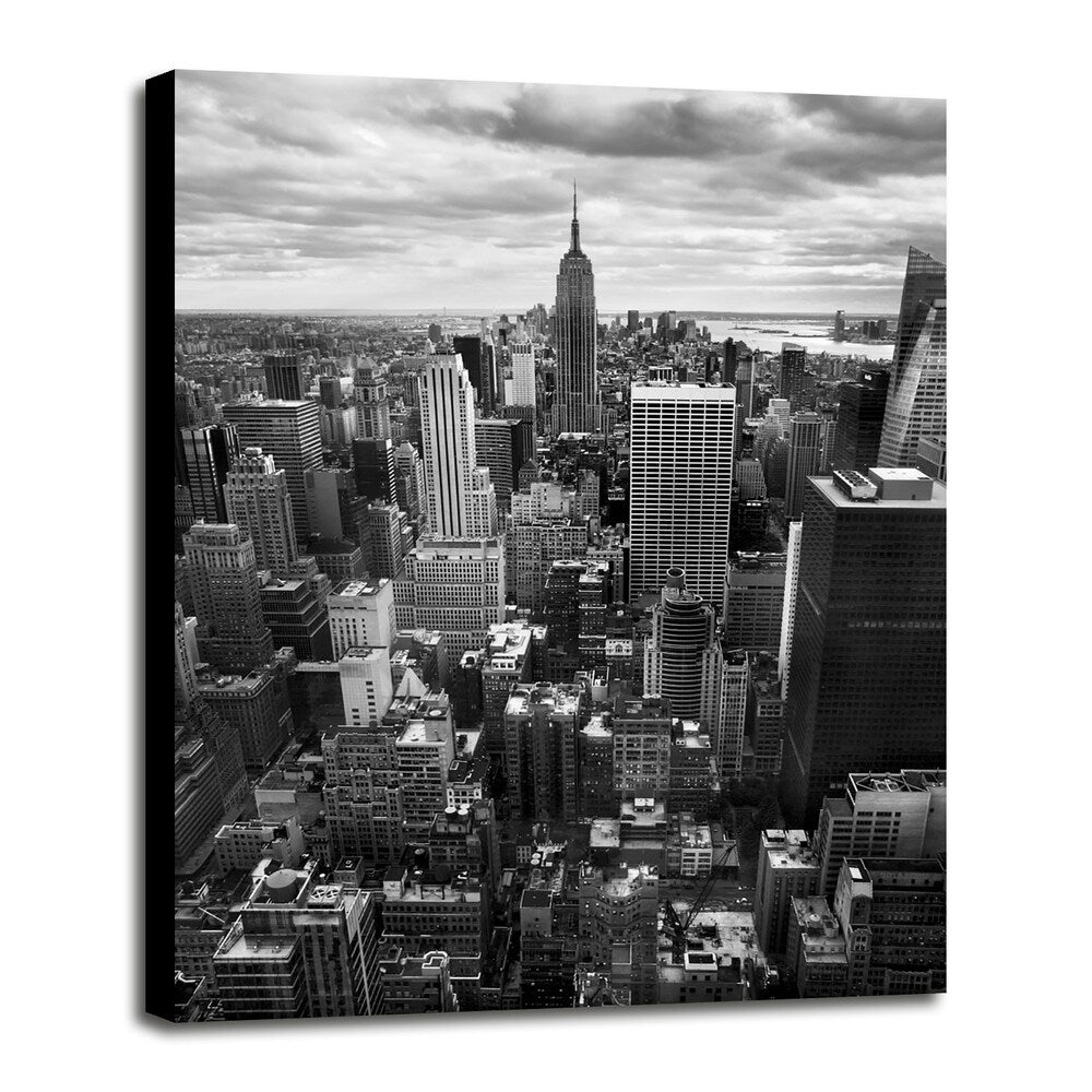 NYC Downtown II-NINPAP114973 Print 12"x9" by Nina Papiorek