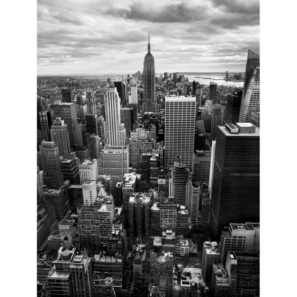 NYC Downtown II-NINPAP114973 Print 12"x9" by Nina Papiorek
