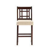 Nadia Acacia 26-inch Wood Counter Stool (Set of 2) by Christopher Knight Home